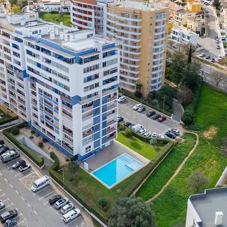 Bright 1 Bdr Flat With Pool & Balcony By Lovelystay Lägenhet Portimão